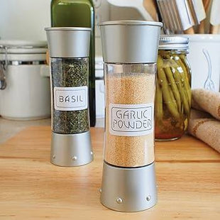 Fox Run Spice Labels, 0.1 x 1.75 x 0.75 inches, White