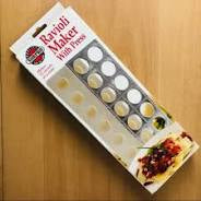 Norpro Ravioli Maker With Press 12 Inches, Metallic
