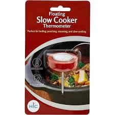 HIC Kitchen Roasting Waterproof Floating Slow Cooker Thermometer