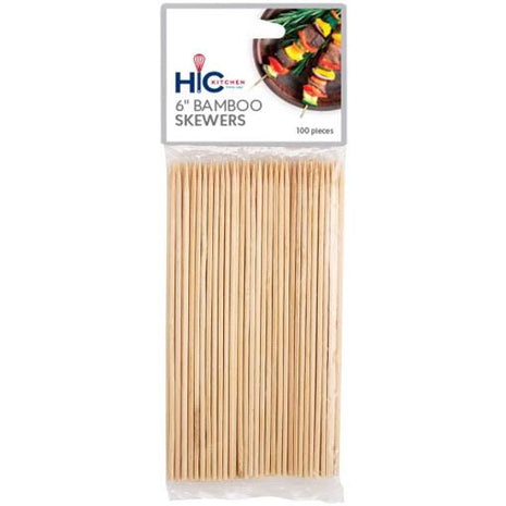 HIC 6-in. Bamboo Skewers