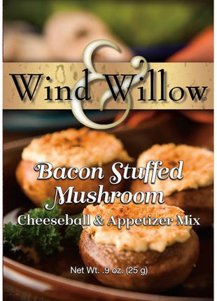 Bacon Stuffed Mushroom Cheeseball & Appetizer