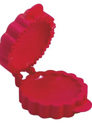 LATTICE/SOLID MINI PIE MOLD, RED