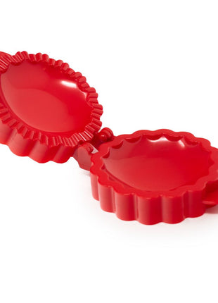 LATTICE/SOLID MINI PIE MOLD, RED