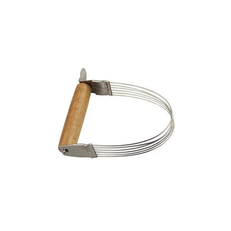 Mrs. Anderson’s Baking 6-Wire Pastry Cutter and Dough Blender, Stainless Steel with Wood Handle