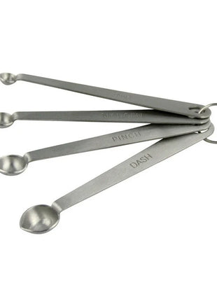 Pinch- Smidgen- Dash Measuring Spoon Display- Stainless Steel
