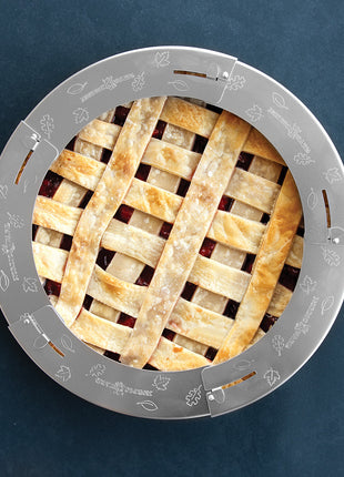Adjustable Pie Crust Shield