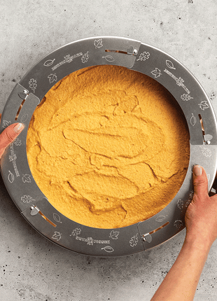 Adjustable Pie Crust Shield