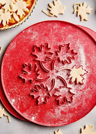 12 Inch Leaves & Apples Reversible Pie Top Cutter