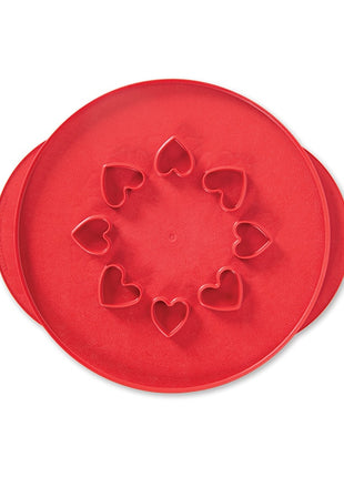 12 Inch Lattice & Hearts Reversible Pie Top Cutter