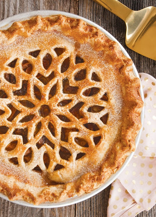 12 Inch Lattice & Hearts Reversible Pie Top Cutter
