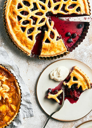 12 Inch Lattice & Hearts Reversible Pie Top Cutter