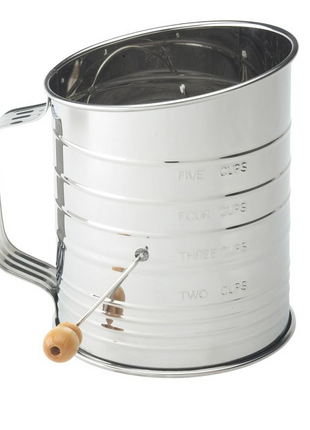 Mrs. Anderson's Baking Hand Crank Sifter, 5 Cup