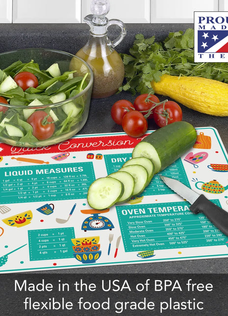 Chop Chop Quick Conversion 1 Pack Flexible Cutting Mat 15 Inch By 11.5 Inch