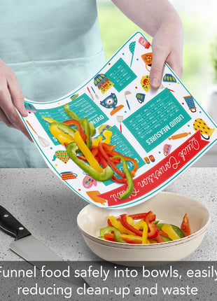 Chop Chop Quick Conversion 1 Pack Flexible Cutting Mat 15 Inch By 11.5 Inch
