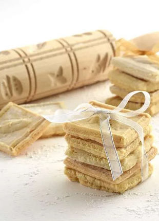 SPRINGERLE WOODEN ROLLING PIN