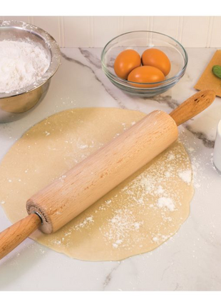 Mrs. Anderson's Baking Beechwood Rolling Pin, 10in