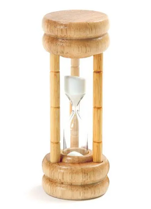 WOOD THREE MINUTE TIMER