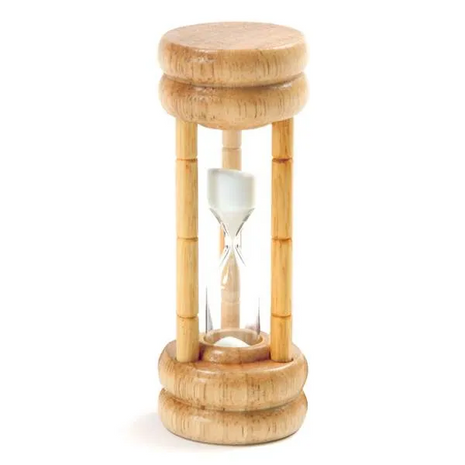 WOOD THREE MINUTE TIMER