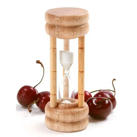 WOOD THREE MINUTE TIMER