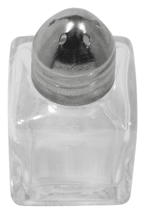 MINI SALT/PEPPER SHAKER SQUARE