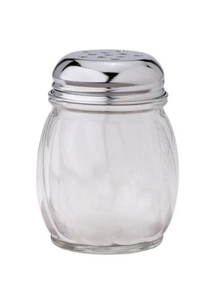 HIC Kitchen Cheese Shaker, Glass, 6oz