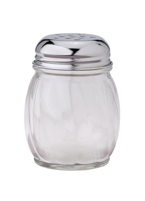 HIC Kitchen Cheese Shaker, Glass, 6oz