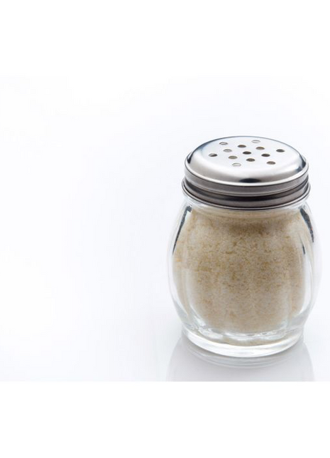 HIC Kitchen Cheese Shaker, Glass, 6oz