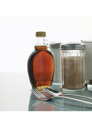 HIC Kitchen Sugar Pourer with Lid Flap, Glass, 11oz