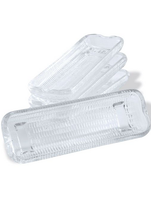 HIC Kitchen Corn Dishes, Glass, Set of 4