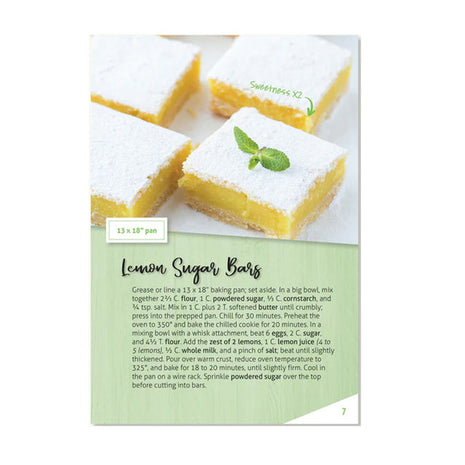 Cookie Bars Cookbook