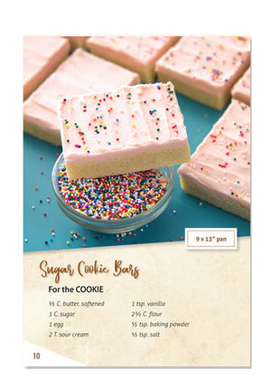 Cookie Bars Cookbook
