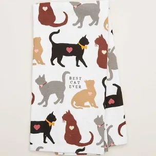 Best Cat Ever Dual Purpose Kitchen Towel