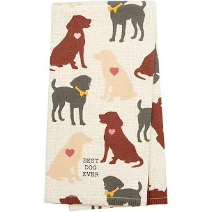 Best Dog Ever Dual Purpose Kitchen Towel