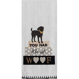 Kay Dee Designs - Woof Embroidered Tea Towel