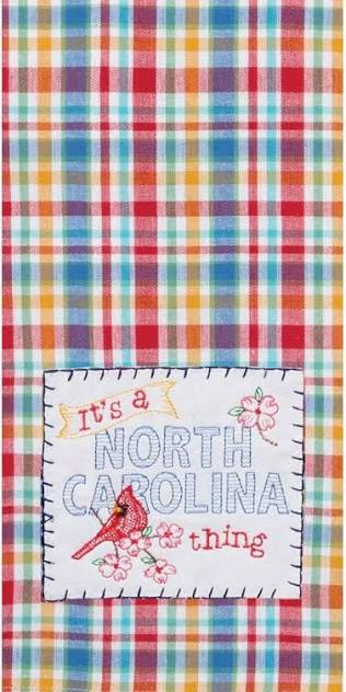 It’s A State Thing North Carolina Embroidered Flour Sack Towel