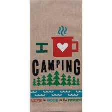 Kay Dee Designs Love Camping Tea Towel