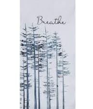 Breath Pine Trees EMB Tea Dish Towel