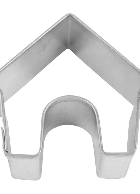 MINI DOG HOUSE COOKIE CUTTER (1.75″)