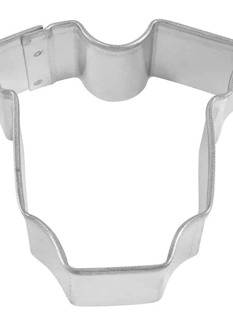 MINI BABY BODYSUIT COOKIE CUTTER (2″)