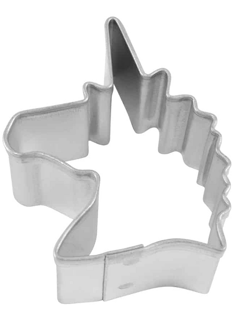 MINI UNICORN HEAD COOKIE CUTTER (1.75″)
