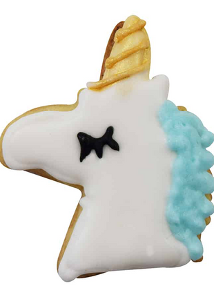 MINI UNICORN HEAD COOKIE CUTTER (1.75″)