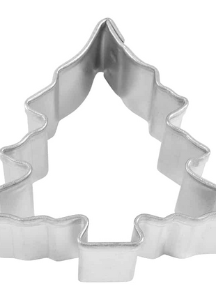 MINI CHRISTMAS TREE W/SNOW COOKIE CUTTER (1.5″)