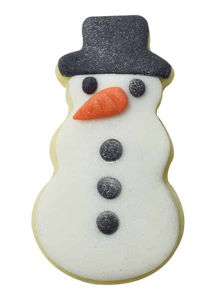 MINI SNOWMAN COOKIE CUTTER (1.75″)