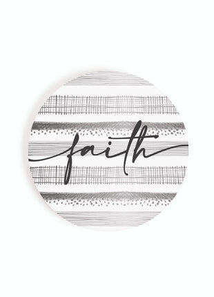 Ceramic Car Coasters - Faith
