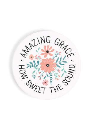Ceramic Car Coasters - Amazing Grace