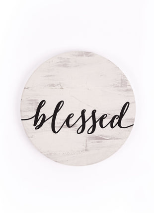 Ceramic Car Coasters - Blessed