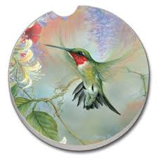 Ceramic Car Coasters - Feathered Friend