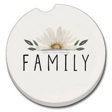 Ceramic Car Coasters - Family