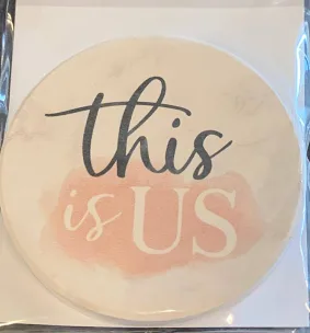 Ceramic Car Coaster - This Is Us