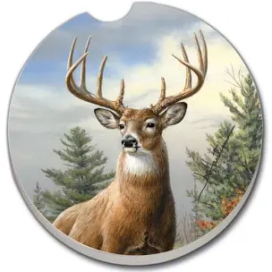 Ceramic Car Coaster - Morning Light Buck